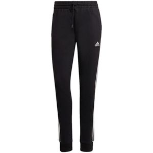 Adidas essentials 3-stripes french terry cuffed joggingbroek in de kleur zwart.