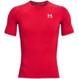 Under armour heatgear compressie t-shirt in de kleur rood.