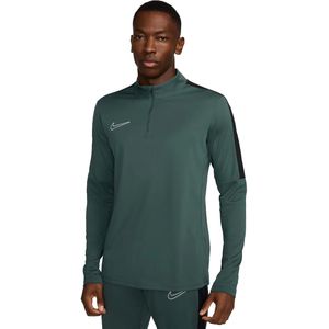Nike dri-fit academy global 1/4-zip top in de kleur groen.