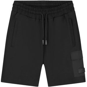 Malelions nylon pocket cargo short in de kleur zwart.