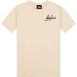 Malelions sport counter t-shirt in de kleur ecru.