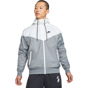 Nike sportswear windrunner jack in de kleur grijs.