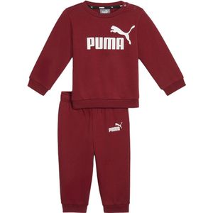 Puma essentials minicats trainingspak in de kleur rood.