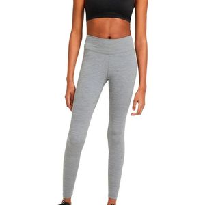 Nike one mid-rise legging in de kleur grijs.