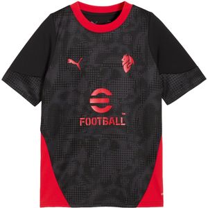 PUMA - AC Milan Trainingsshirt 2025-2026 - Kids - Zwart Rood