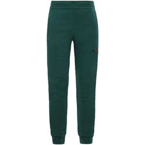 The north face fleece joggingbroek in de kleur groen.