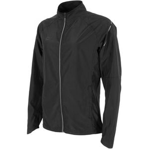 Stanno functionals running jacket in de kleur zwart.