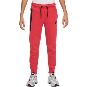 Nike sportswear tech fleece joggingbroek in de kleur rood.