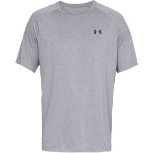 Under armour tech 2.0 t-shirt in de kleur grijs/roze.