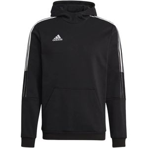 Adidas tiro 21 sweat hoodie in de kleur zwart.