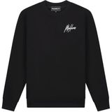 Malelions sport logo sweater in de kleur zwart.