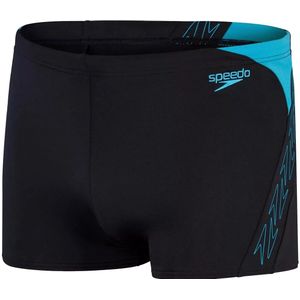 Speedo eco+ hyperboom splice zwemboxer in de kleur zwart.