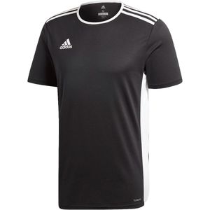 Adidas entrada18 voetbalshirt in de kleur zwart/wit.