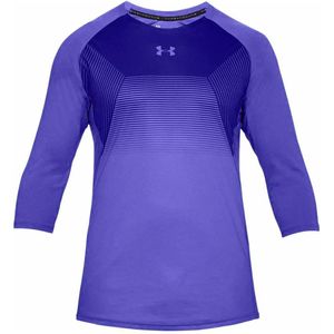 Under armour threadborne vanish t-shirt in de kleur marine.