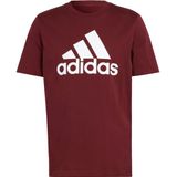 Adidas essentials big big logo t-shirt in de kleur rood.