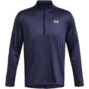 Under armour tech vent 1/2-zip top in de kleur marine.