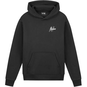 Malelions sport logo hoodie in de kleur zwart.