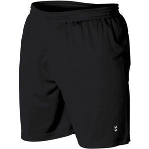 Hummel euro short voetbalbroekje in de kleur zwart.