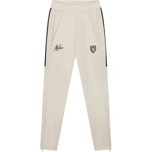 Malelions sport fielder trainingsbroek in de kleur ecru.