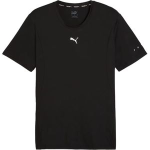 Puma m cloudspun soft tee in de kleur zwart.