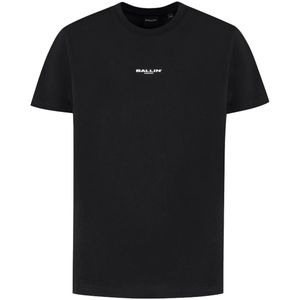 Ballin Amsterdam - Loose Fit T-shirt - Zwart - Crewneck