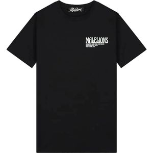 Malelions boxer 2.0 t-shirt in de kleur zwart.
