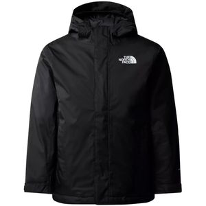 The north face snowquest jas in de kleur zwart.