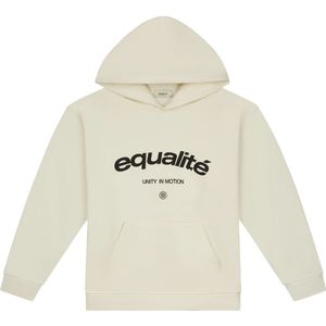 Equalitã© celeste oversized hoodie in de kleur ecru.