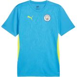 Manchester city fc training jersey in de kleur blauw.