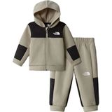 The north face easy fz babypakje in de kleur grijs.