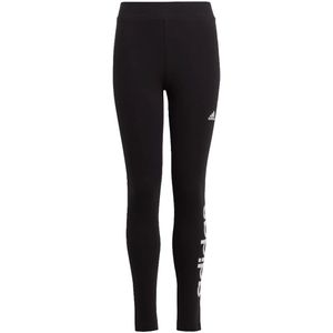 Adidas essentials linear logo katoenen legging in de kleur zwart.