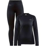 Craft core dry baselayer set in de kleur zwart.