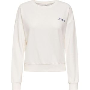 ONLY PLAY - ONPMAE - Sweatshirt - Blauw/Wit - Losse Pasvorm