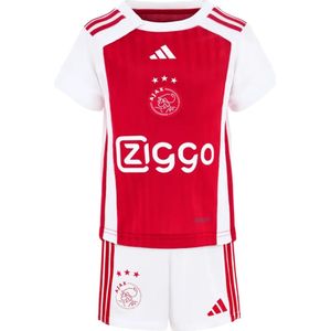 Ajax thuis babykit 23/24 in de kleur rood/wit.
