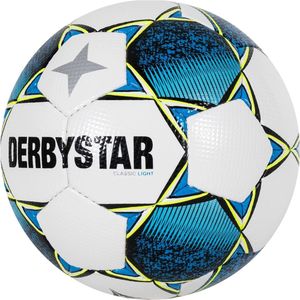 Derbystar - Classic Light II - Voetbal - Wit Blauw Geel - PU-materiaal