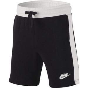Nike air sweat short in de kleur zwart/wit.