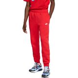 Nike sportswear club fleece joggingbroek in de kleur rood.