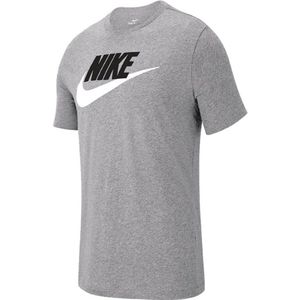 Nike sportswear icon futura t-shirt in de kleur grijs.