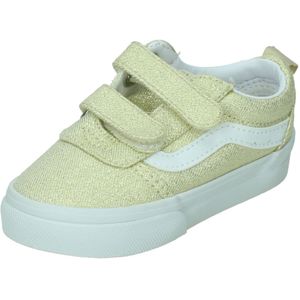 Vans ward v shimmer gold in de kleur geel.