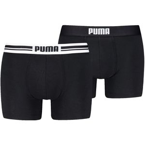 Puma everyday placed logo boxer in de kleur zwart.