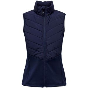 Only play jettina full zip bodywarmer in de kleur marine.