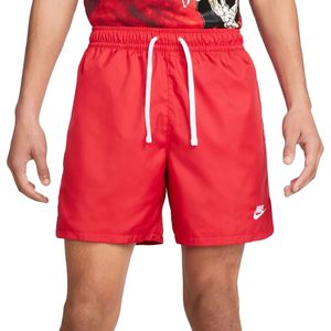 Nike sportswear woven club short in de kleur rood.