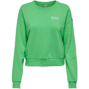 Only play mae loose sweater in de kleur groen.