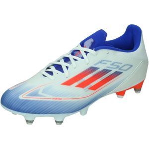 Adidas f50 league soft ground in de kleur wit.