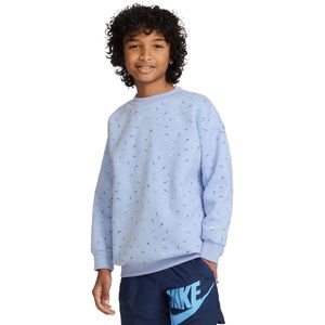 Nike sportswear icon fleece sweater in de kleur blauw.