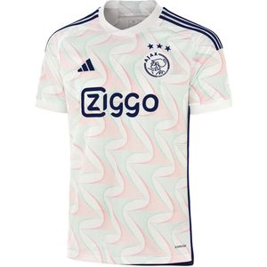 Ajax uit wedstrijdshirt 23/24 in de kleur wit.
