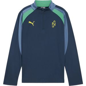 Puma neymar bna 1/4 zip-top 2.0 in de kleur blauw.