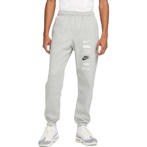 Nike club fleece joggingbroek in de kleur grijs.