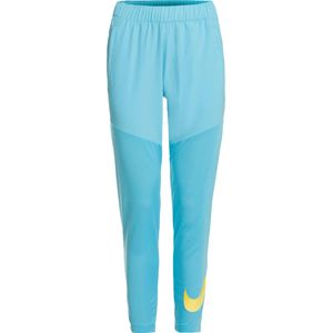 Nike dri-fit swoosh trainingsbroek in de kleur blauw.