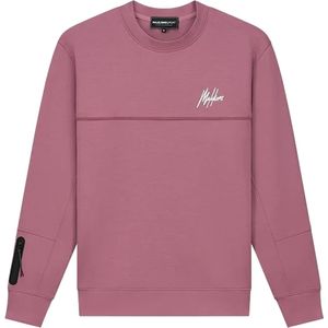 Malelions sport counter sweater in de kleur roze.